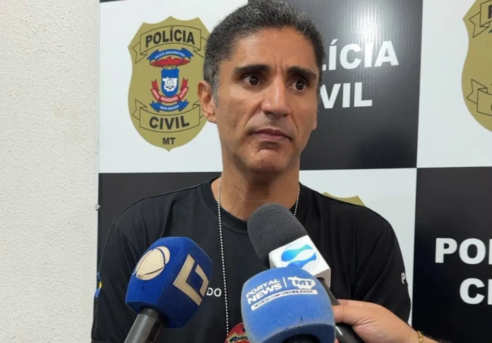 Dr. Arnon Osny, delegado de Pol&iacute;cia Civil de S&atilde;o Jos&eacute; do Rio Claro.