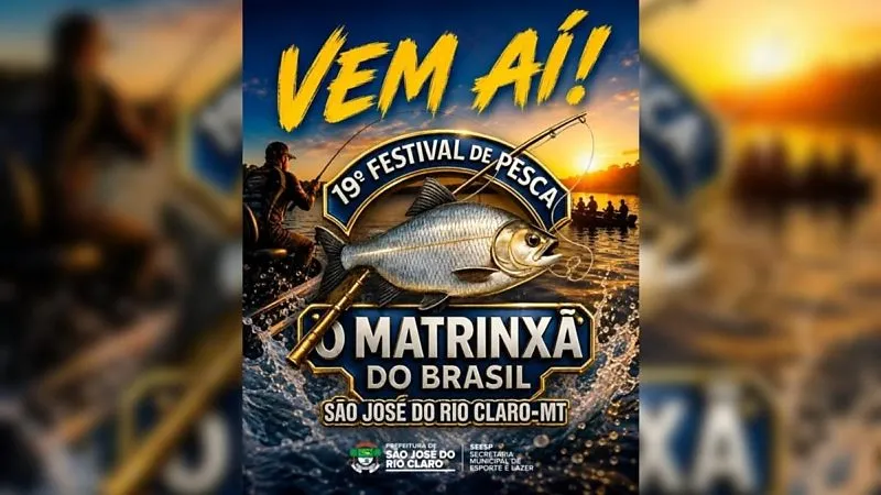 Tradição de volta: Prefeitura confirma 19ª edição do Festival de Pesca de São José do Rio Claro