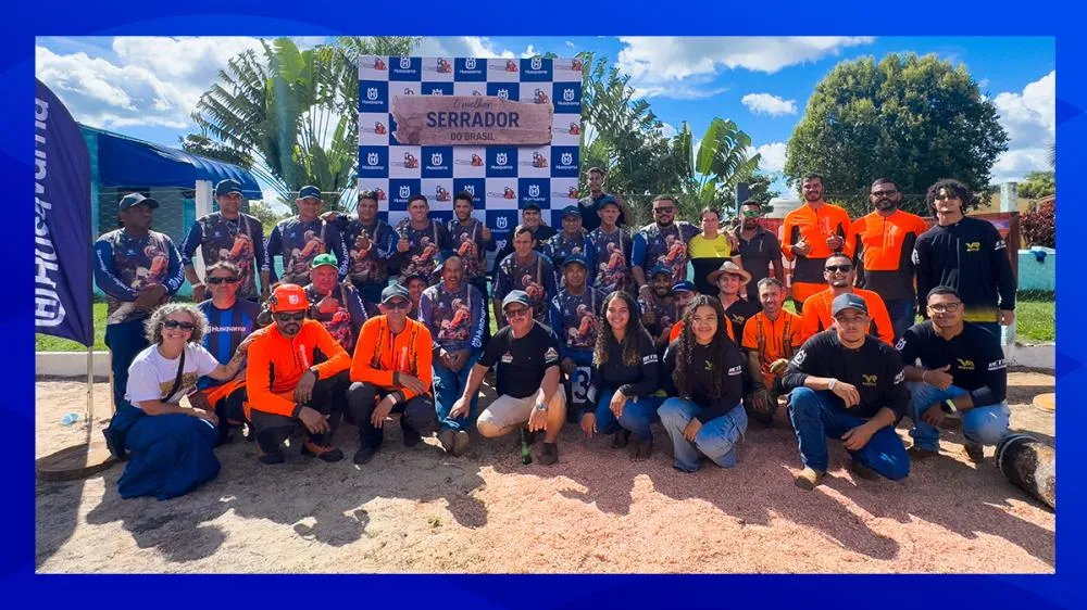 SÃO JOSÉ SEDIA ETAPA HISTÓRICA: VR Motors e Husqvarna elegem o Melhor Serrador do Mato Grosso