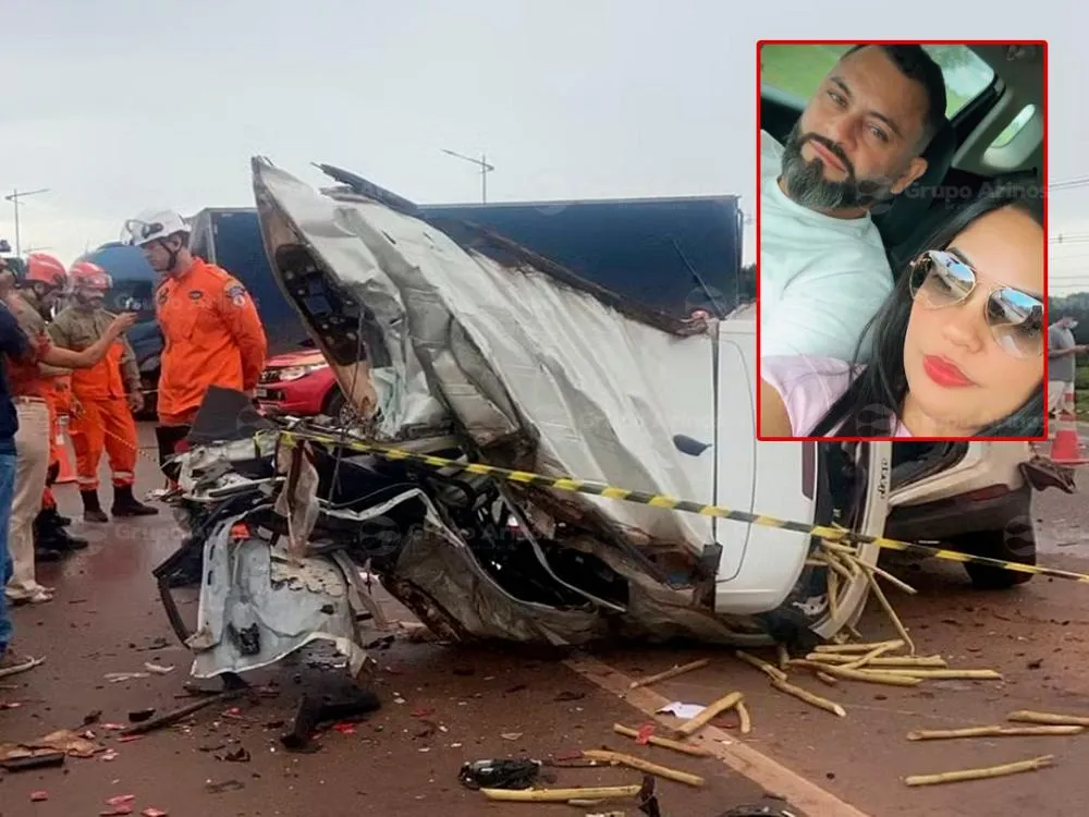 Identificados homem e mulher que morreram em grave acidente na BR-163 em Sinop